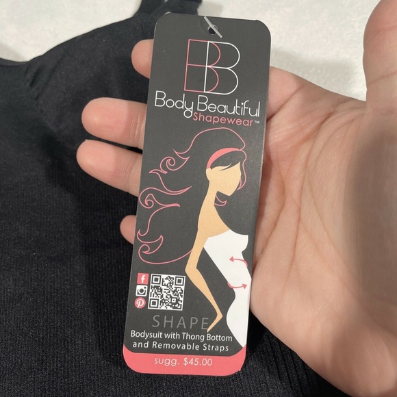 NWT Body‎ Beautiful [ S/M ] Shape Thong Bodysuit with Adjustable Straps - Picture 6 of 12